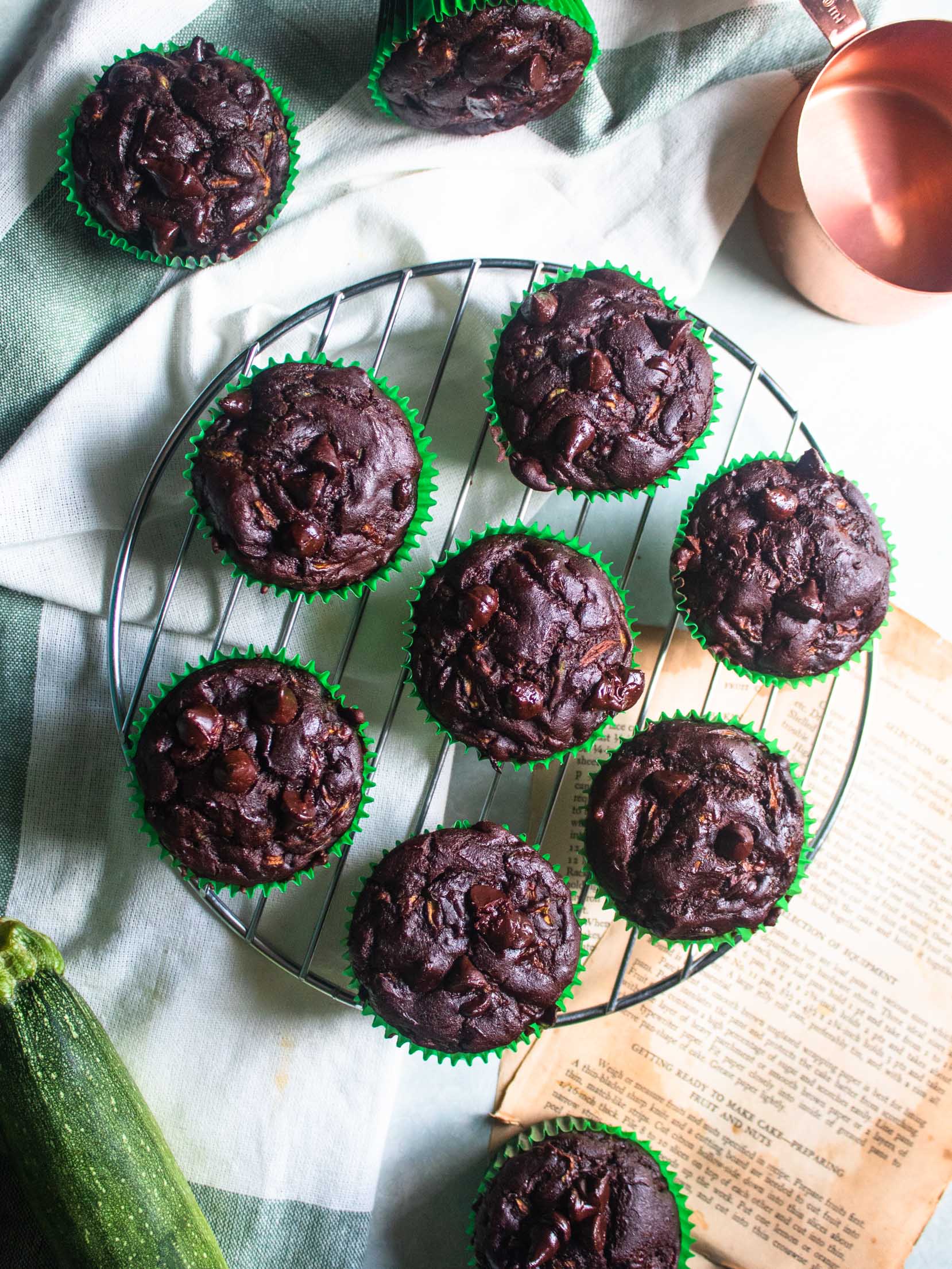 Gluten Free Chocolate Zucchini Muffins Off The Wheaten Path